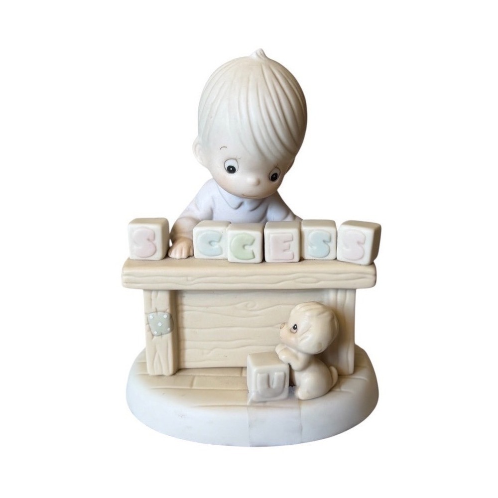 VTG Precious Moments I Can't Spell Success Without You Figurine 523763 Enesco